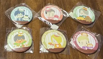 유리 온 아이스 캔뱃지형 키링 6개 세트