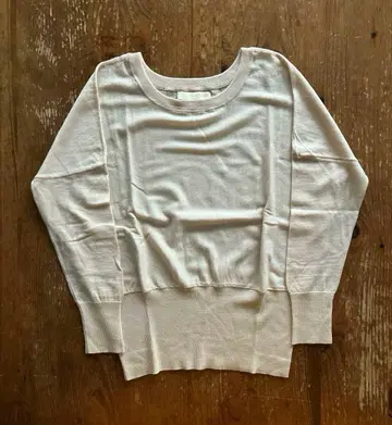 미사용 새상품 슬로브 이에나 SLOBE IENA 베이지 울 니트