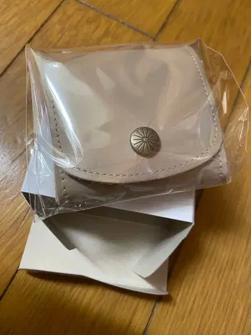 황궁 한정판 천연 가죽 동전 지갑 코인 케이스 일본제