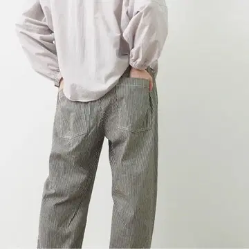 [ NARU ] 8oz 컬러 히코리 노포 팬츠 올리브