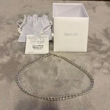 blanc iris 에스파 실버 목걸이