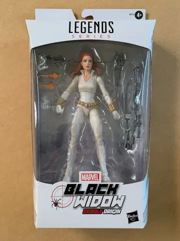 마블 레전드 블랙 위도우 화이트 수트