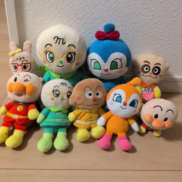 호빵맨 봉제 인형 9체 세트