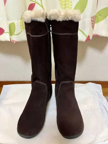 [ 새상품 ] naturalizer 롱 부츠 스웨이드 무스탕 23.5