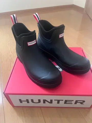 HUNTER 장화 블랙 UK 6 / EU 39