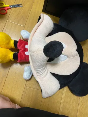 미키마우스 팬 캡 봉제 인형 모자