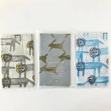 미나 페르호넨 LOOK 수건 3점 손수건 세트 토끼 란란란