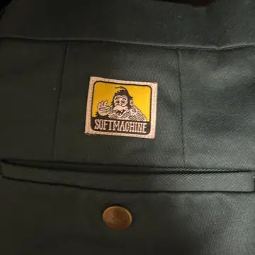 SOFT MACHINE 다크 그린 워크 팬츠 S