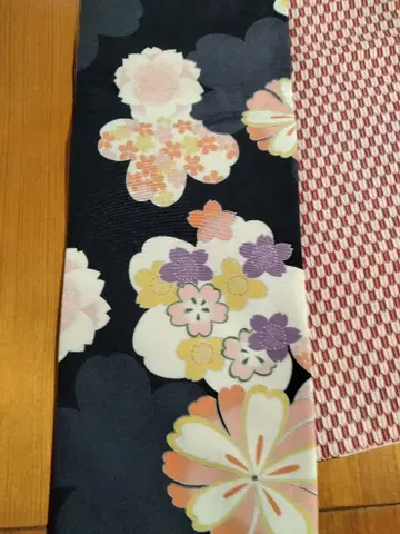 다이쇼 로망 폴리에스테르 반폭 오비