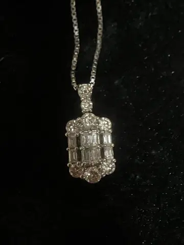 플라티나 다이아몬드 목걸이