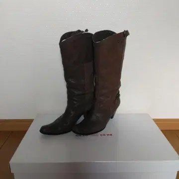 cavacava 사바사바 가죽 롱 부츠 일본제