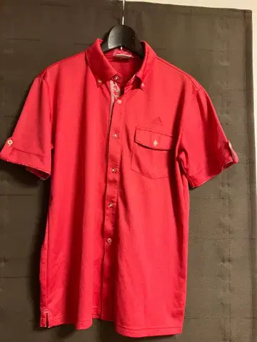 adidas 레드 피케 셔츠 L 사이즈