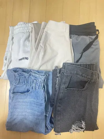 여성용 팬츠 5종 세트 XS~L