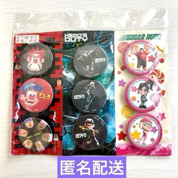 [미사용] 2013 디즈니 슈가 러쉬 영화 공개 캔뱃지 세트 레어