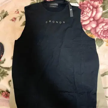 CRONOS 블랙 탱크탑 L 사이즈