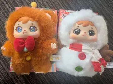 Samuel 크리스마스 봉제 인형 2체 세트