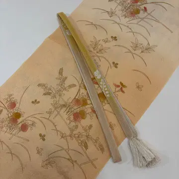 52 미사용 오비 장식 천 허리띠 세트 순수 실크