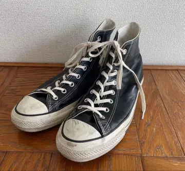 ALL STAR OLIVE GREEN LEATHER HI 29.0 가죽