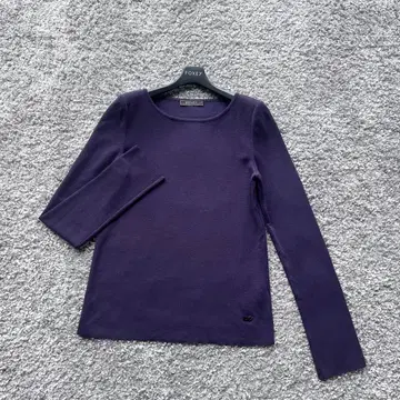 FOXEY 42 다크 퍼플 그레이스 울 니트