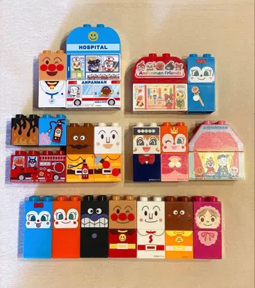 호빵맨 블록 라보 캐릭터 세트