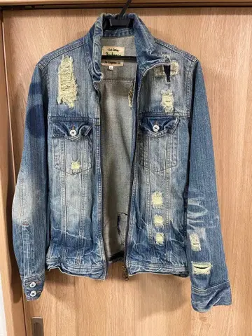 Jackrose 데미지 가공 데님 자켓 사이즈 4