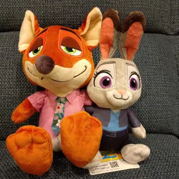 주토피아2 페어 봉제 인형 새상품 닉 & 주디