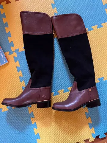 tozoo 천연 가죽 롱 부츠 22cm