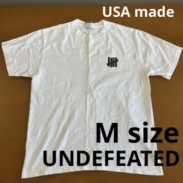 USA제 UNDEFEATED 프린트 T셔츠 L 로고 M 사이즈