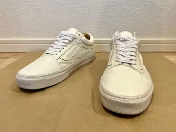VANS 반스 27.5cm 아이보리 화이트 가죽