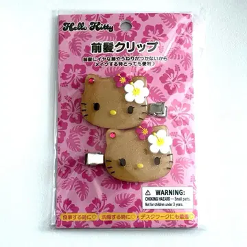 헬로키티 앞머리 클립 일광화상 키티