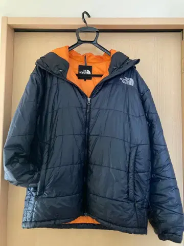 THE NORTH FACE 다운 자켓 L 사이즈 네이비/오렌지