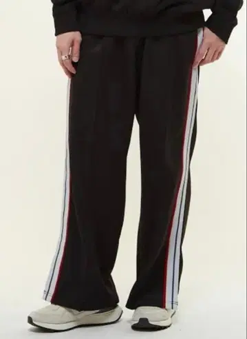 컨버스 converse 사이드 스트라이프 와이드 팬츠