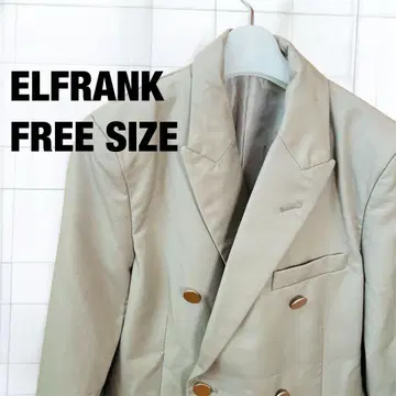 ELFRANK 더블 브레스트 테일러드 자켓 프리 사이즈
