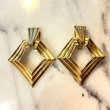 TAT 빈티지 빅 사이즈 골드 귀찌