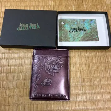 장 폴 고티에 보라색 패스 케이스 뉴 로즈