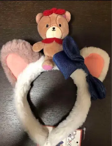 USJ 키티 타이니 참 머리띠 곰 봉제 인형