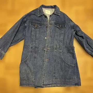 프릭스스토어 커버올 데님 자켓 코트 오버 사이즈 F