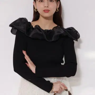 마이 스트라다 프릴 오프숄더