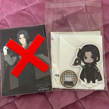 NARUTO 돌풍전 프린세스 카페 아크릴 스탠드 우치하 이타치 세트