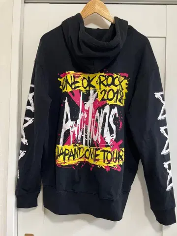 ONE OK ROCK 2018 JAPANDOME TOUR 후드티 L 블랙