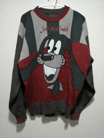 Jean Louis Fradet 개 크루넥 스웨터 M 사이즈