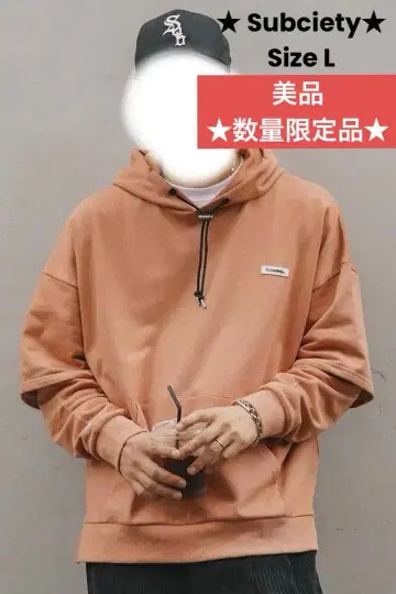 새상품급 Subciety 서브사이티 Layered PARKA ORANGE