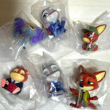 디즈니 주토피아 캡슐 토이 세트 6종