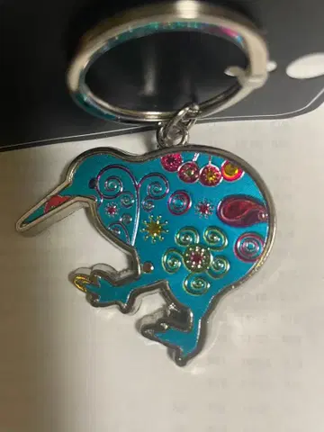 컬러풀 키위 아크릴 키링