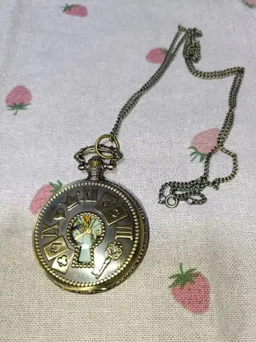 수요일의 앨리스 회중시계 원더랜드 앨리스 앤티크 펜던트 [레어템]