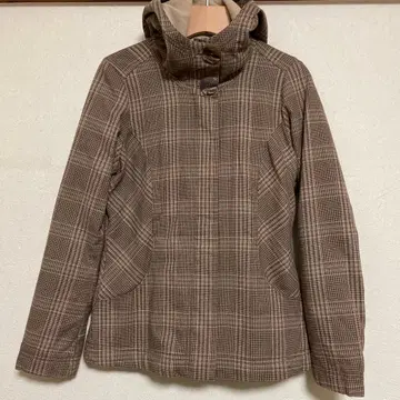 patagonia 후드 부착 체크 자켓