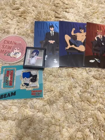 체인소 맨 콜라보 카페 PLAZA, 베이스 도쿄 굿즈 (레제 빔)