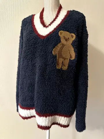 젤라또피케 홀리데이 베어 풀오버 네이비 프리 사이즈