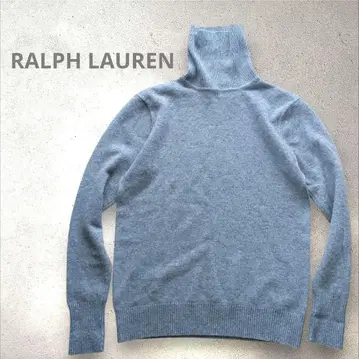 [ 새상품급 ] 랄프 로렌 터틀넥 울 100% 그레이 L