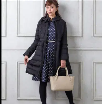 블랙 다운 자켓 M